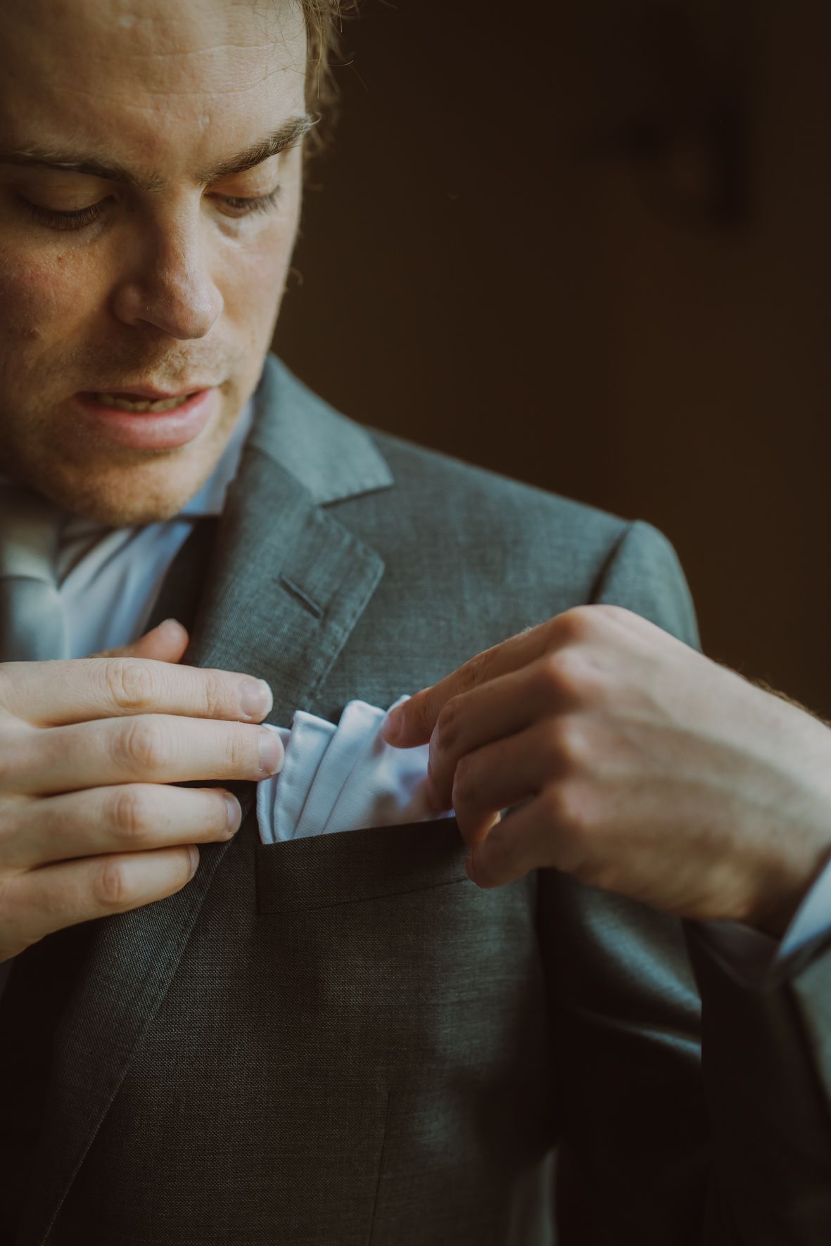 Detail formele kledij